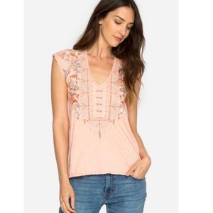 Johnny Was Calida Embroidered Blouse Size Small